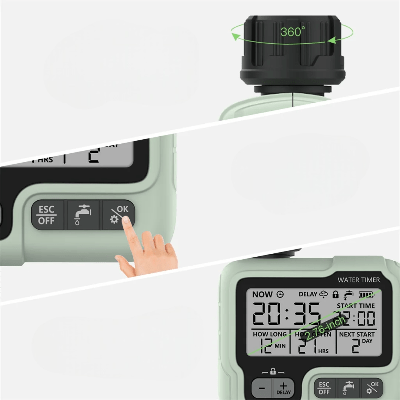 Minuteur - EcoTimer™ - Vert Pastel